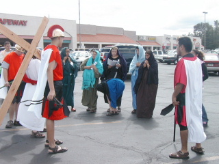 When clicked, Show still image