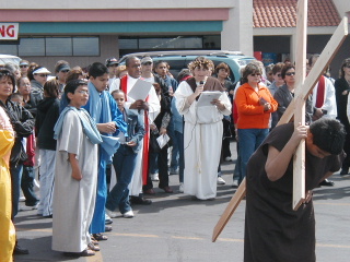 When clicked, Show still image